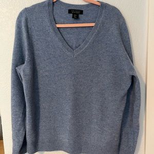 Tahari Cashmere V neck sweater.